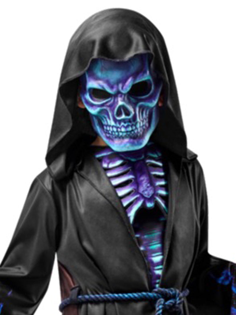 Blue Reaper Skull Boys Costume