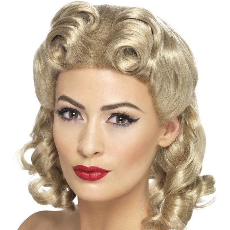 Costumes Australia 1940s Sweetheart Wig Adult Blonde_1