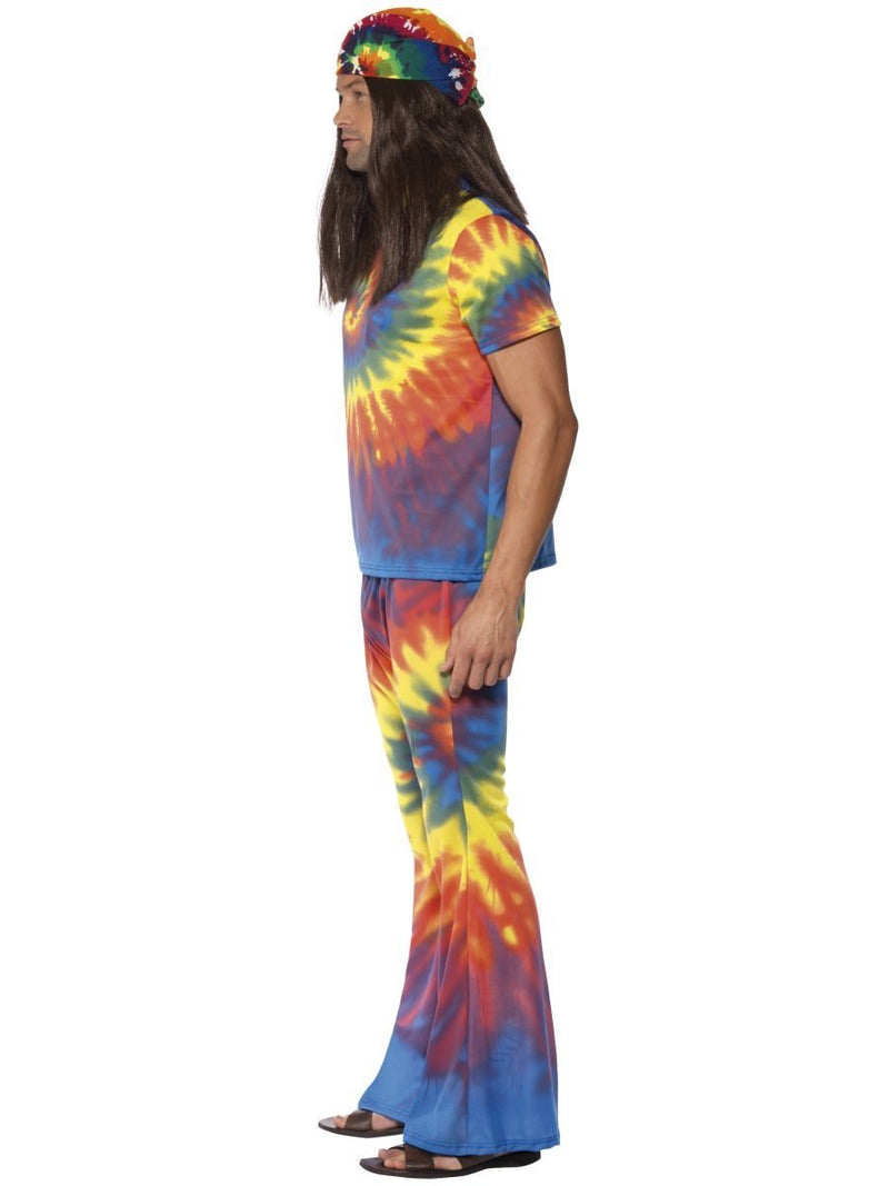 1960s Tie Dye Top and Flared Trousers Adult Rainbow