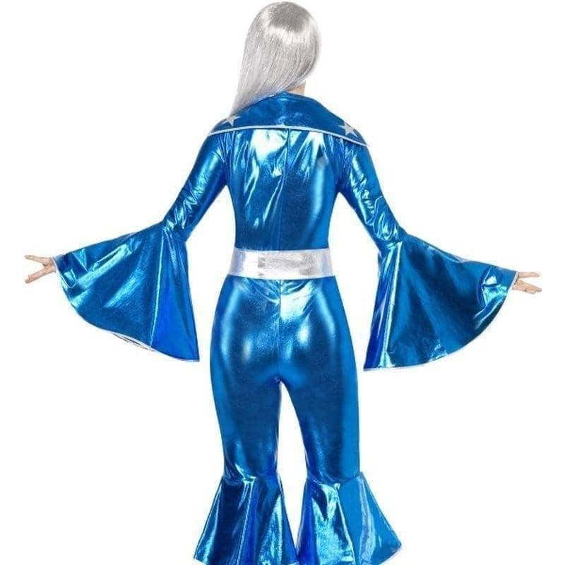 Costumes Australia 1970s Dancing Dream ABBA Costume Adult Blue Jumpsuit_3