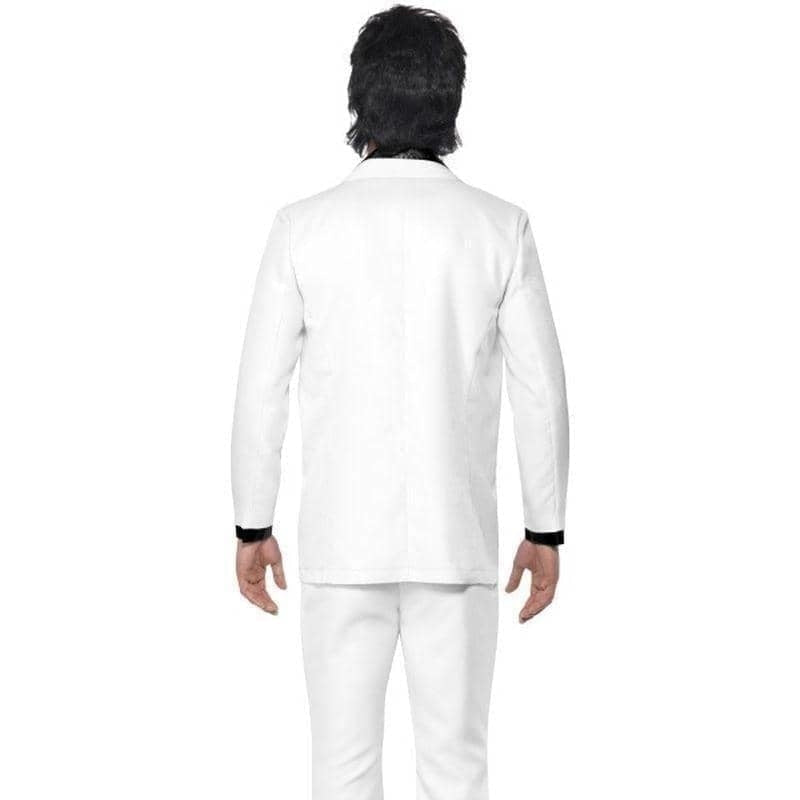 Costumes Australia 1970s White Disco Suit Adult Costume_2