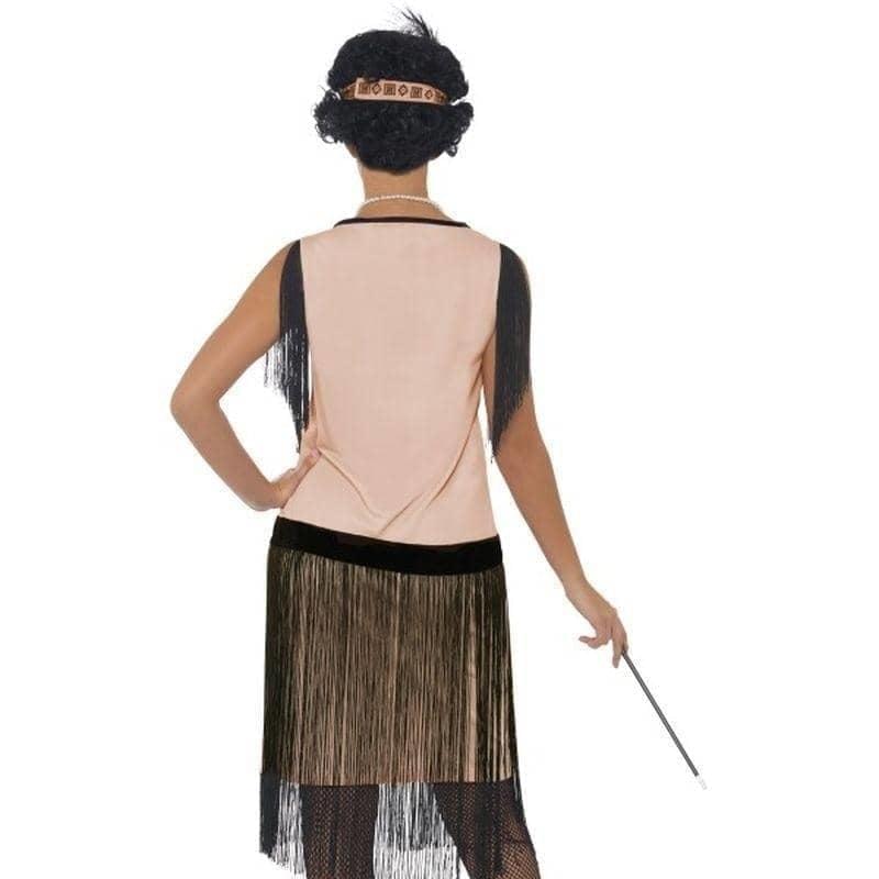 Costumes Australia 20s Coco Flapper Costume Adult Pink Dress Cigarette Holder Necklace Headpiece_2