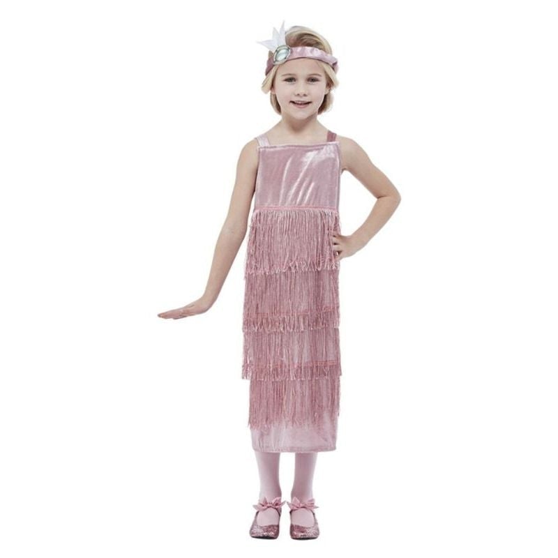 Costumes Australia 20s Pink Flapper Costume_1