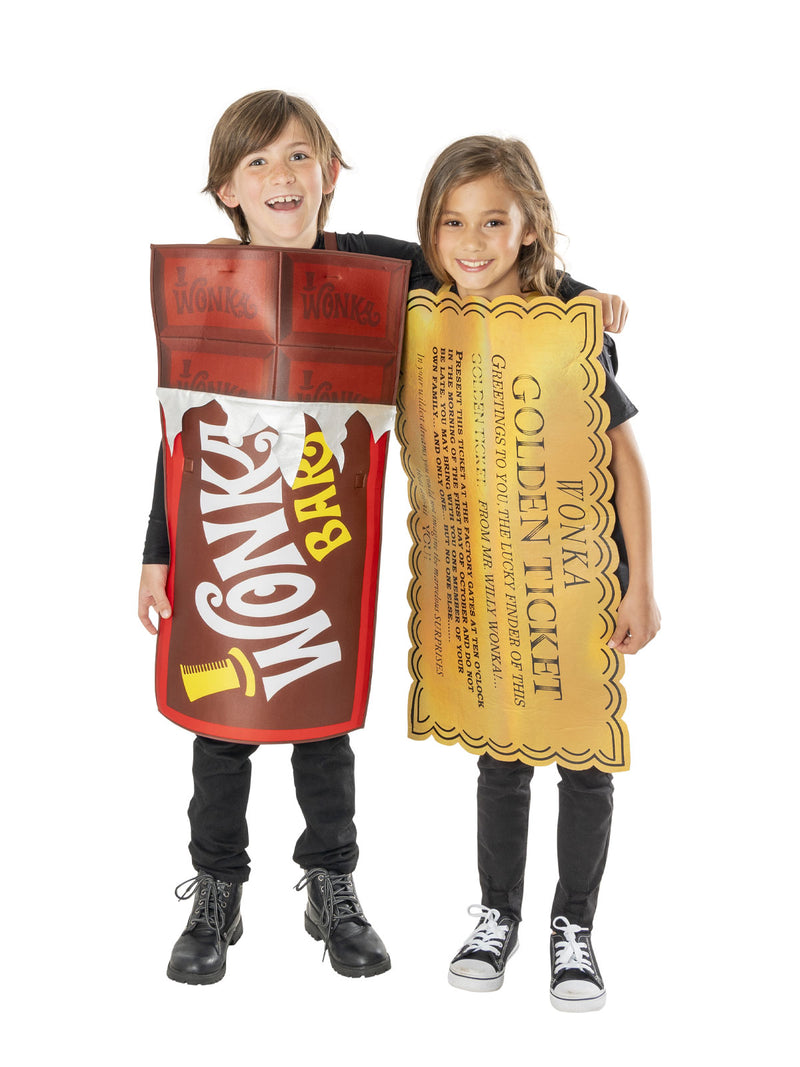 Willy Wonka Chocolate Bar Tabard - 5-8 Yrs