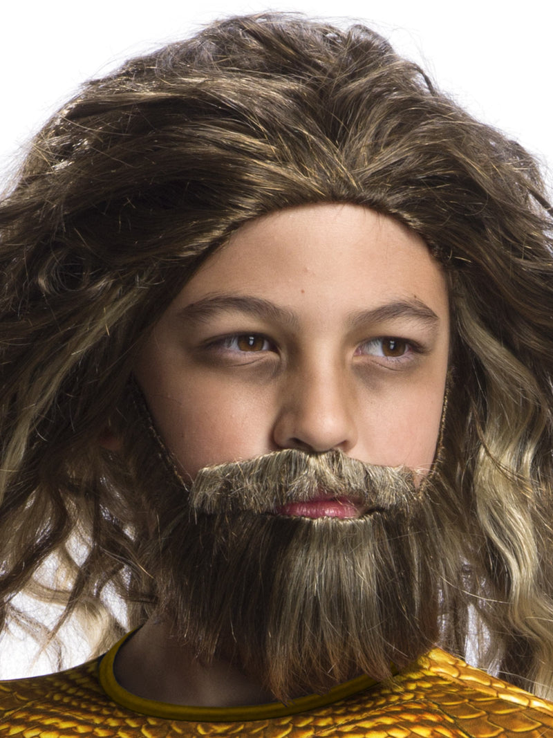 Aquaman Beard & Wig Set - Child