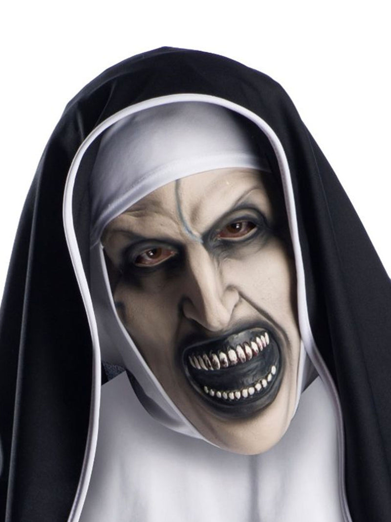 The Nun 3/4 Mask With Headpiece - Adult