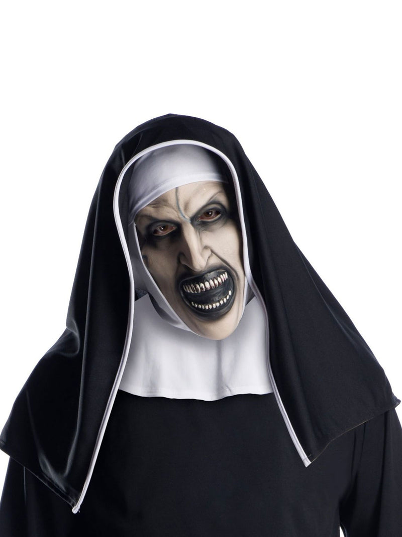 The Nun 3/4 Mask With Headpiece - Adult