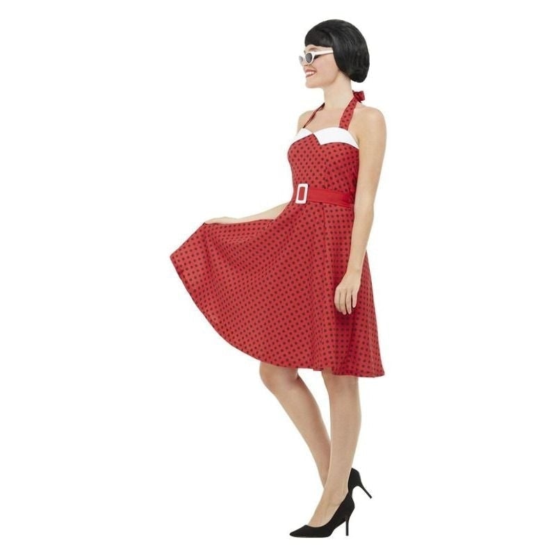 Costumes Australia 50s Rockabilly Pin Up Costume Adult Red_3