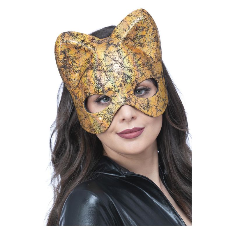 Gold Cat Eyemask Adult_1 sm-52999