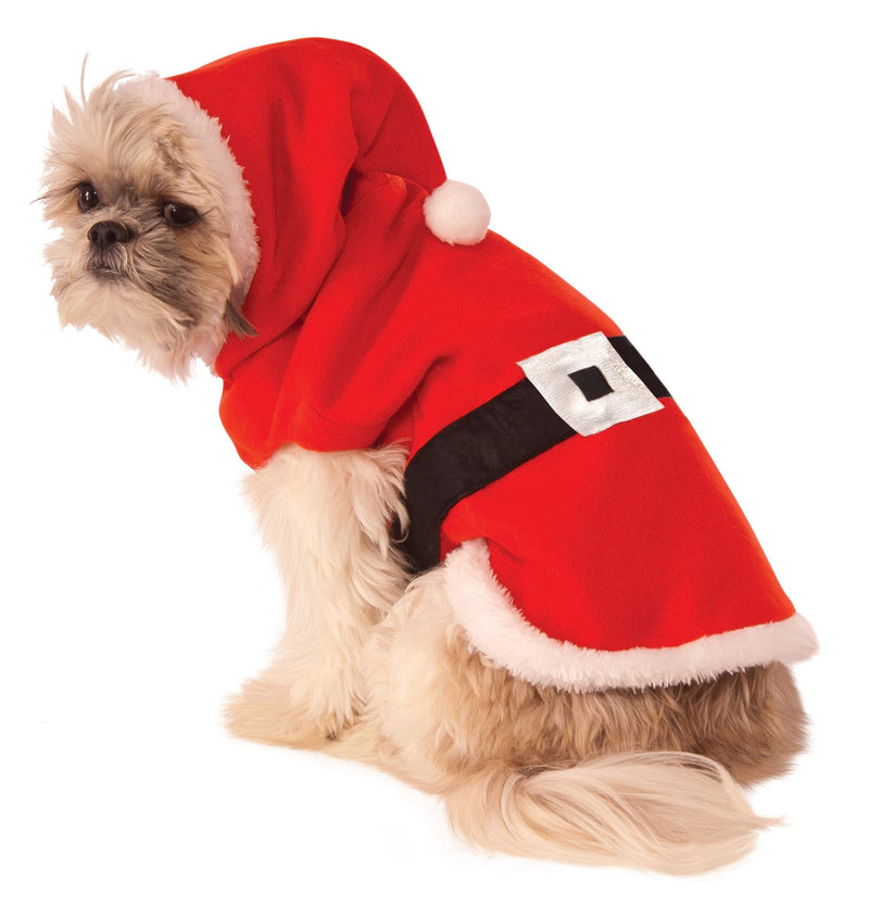 Santa Claus Pet Costume Dog Or Cat Red