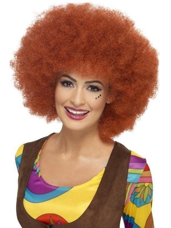 Costumes Australia 60s Afro Wig Adult Auburn_1