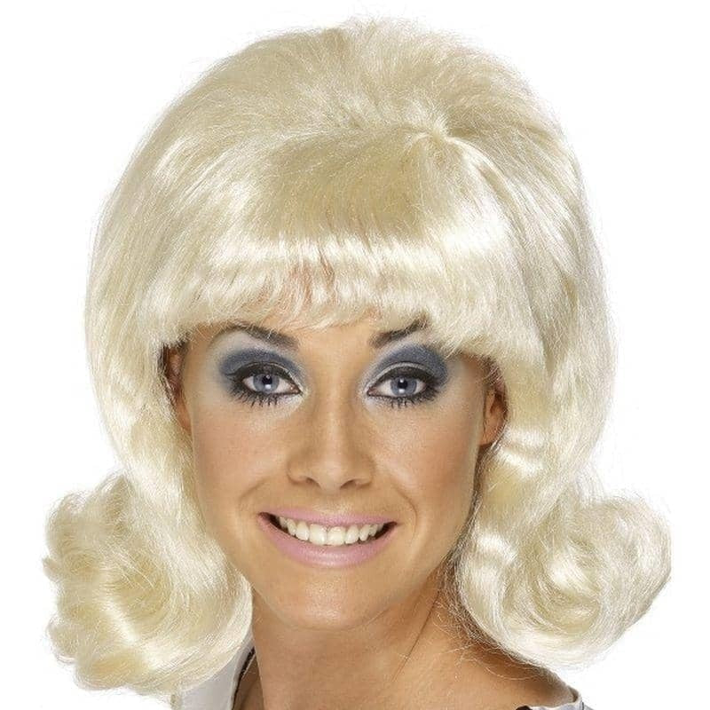 Costumes Australia 60s Flick Up Wig Adult Blonde Short_1