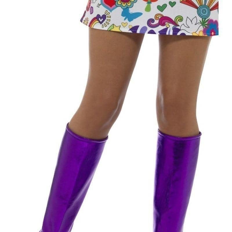 Costumes Australia 60s GoGo Boot Covers Adult Purple_1