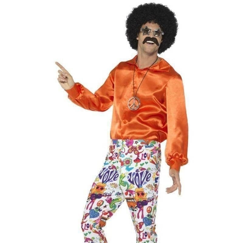 Costumes Australia 60s Groovy Flared Trousers Mens Adult Multicoloured Costume_1