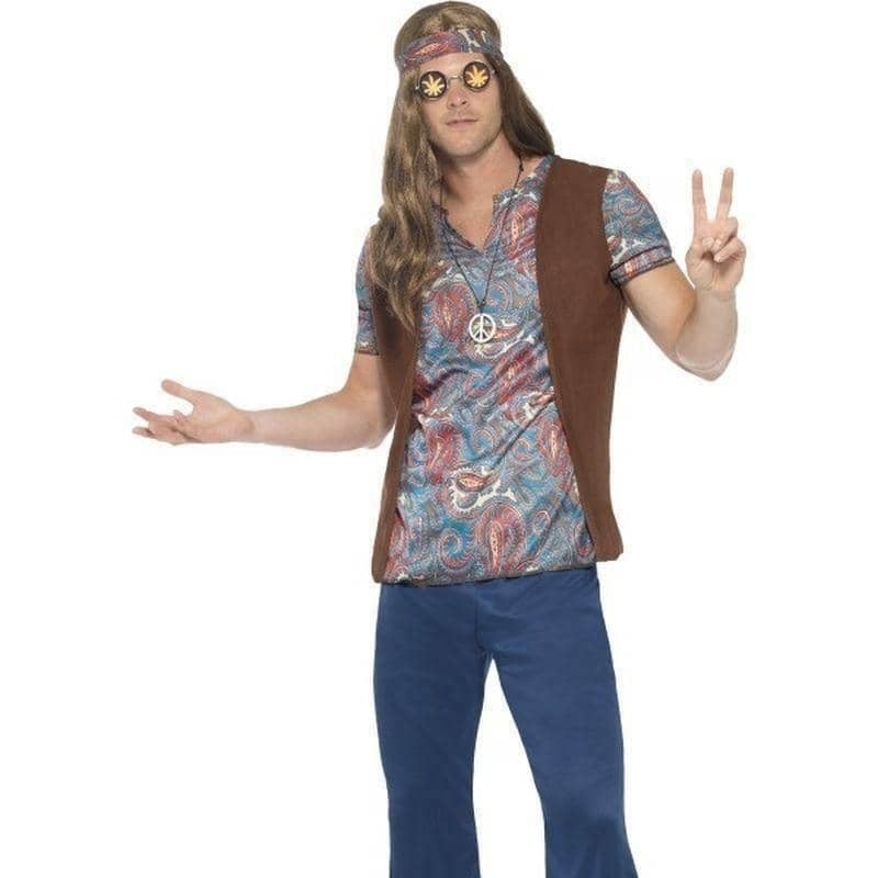 Costumes Australia 60s Orion The Hippie Costume Adult Blue_2