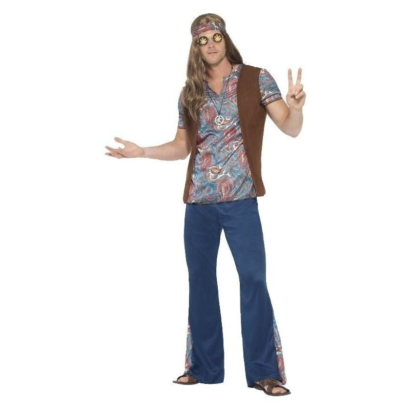 Costumes Australia 60s Orion The Hippie Costume Adult Blue_1