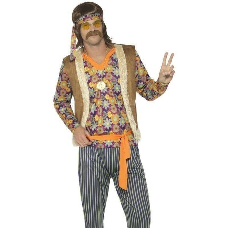 Costumes Australia 60s Singer Costume Mens Multi Coloured_2