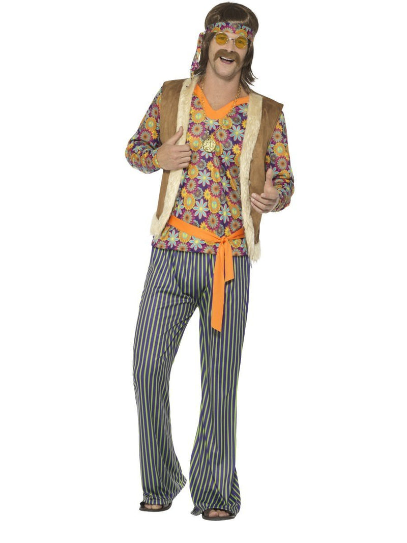 Costumes Australia 60s Singer Costume Mens Multi Coloured_5