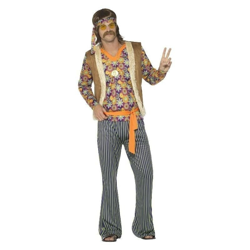 Costumes Australia 60s Singer Costume Mens Multi Coloured_1