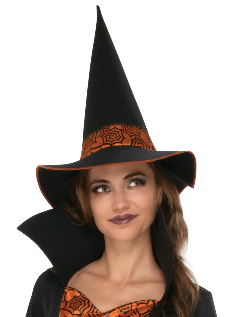 Orange & Black Witch Costume Adult