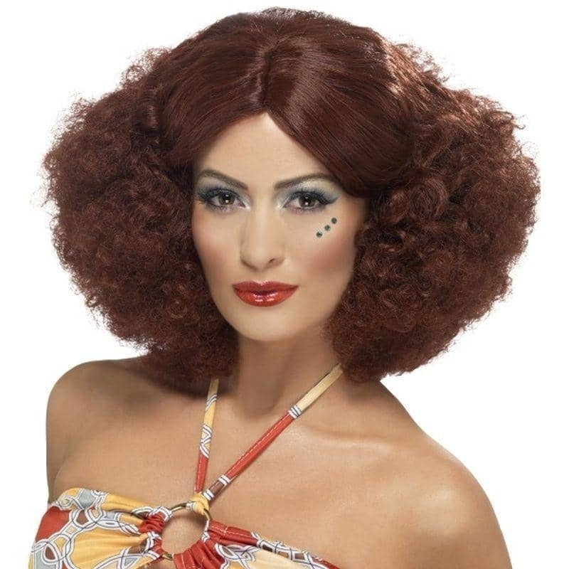 Costumes Australia 70s Afro Wig Adult Large Curly Auburn_1