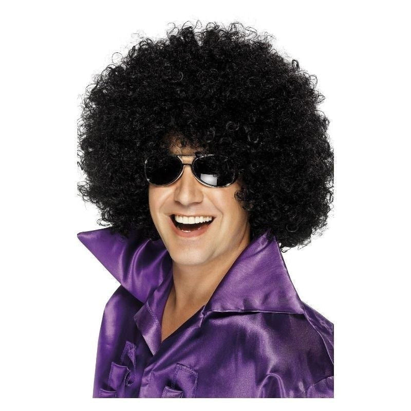 Costumes Australia 70s Afro Wig Mega Huge Adult Black_2