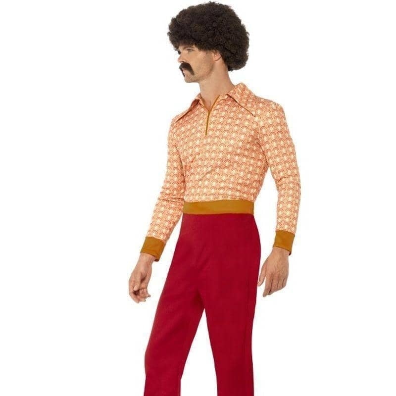 Costumes Australia 70s Authentic Guy Costume Adult Red Orange_3