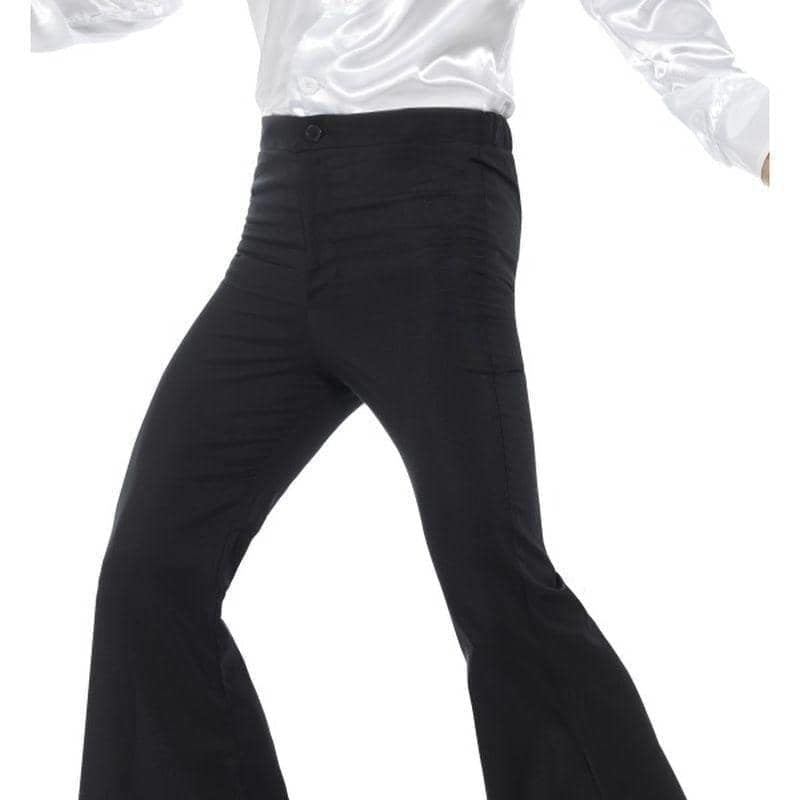 Costumes Australia 70s Flared Trousers Mens Adult Black_2