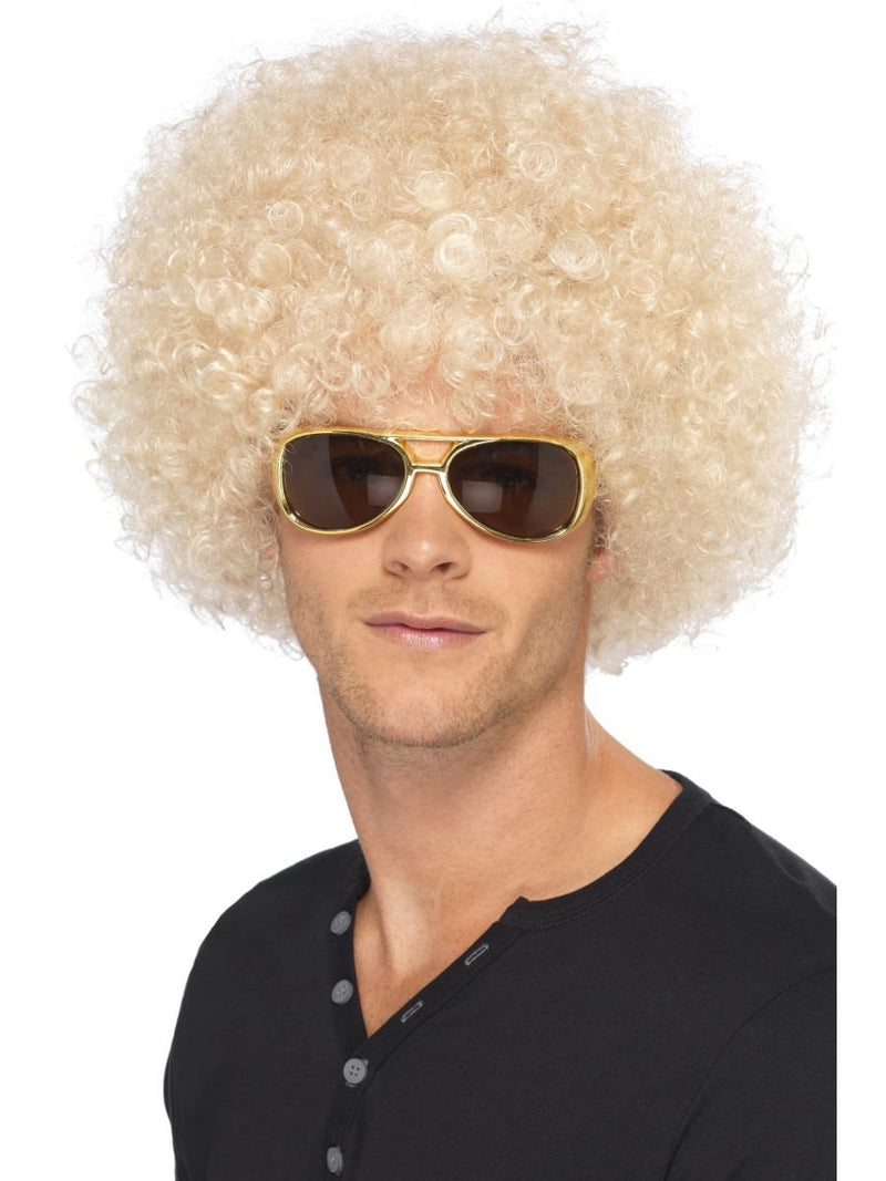 Costumes Australia 70s Funky Afro Wig Adult Blonde 120gm_3