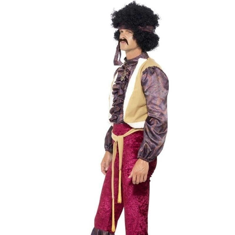 Costumes Australia 70s Psychedelic Rocker Costume Adult Purple_3