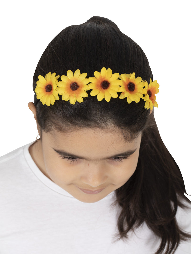 TSEHAY SUNFLOWER HEADBAND (YELLOW WIGGLE)- CHILD