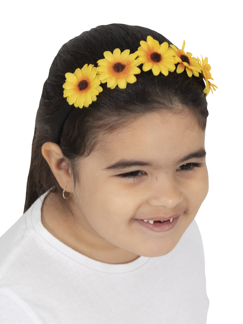 TSEHAY SUNFLOWER HEADBAND (YELLOW WIGGLE)- CHILD