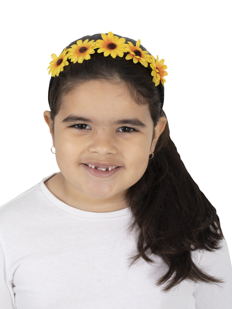 TSEHAY SUNFLOWER HEADBAND (YELLOW WIGGLE)- CHILD