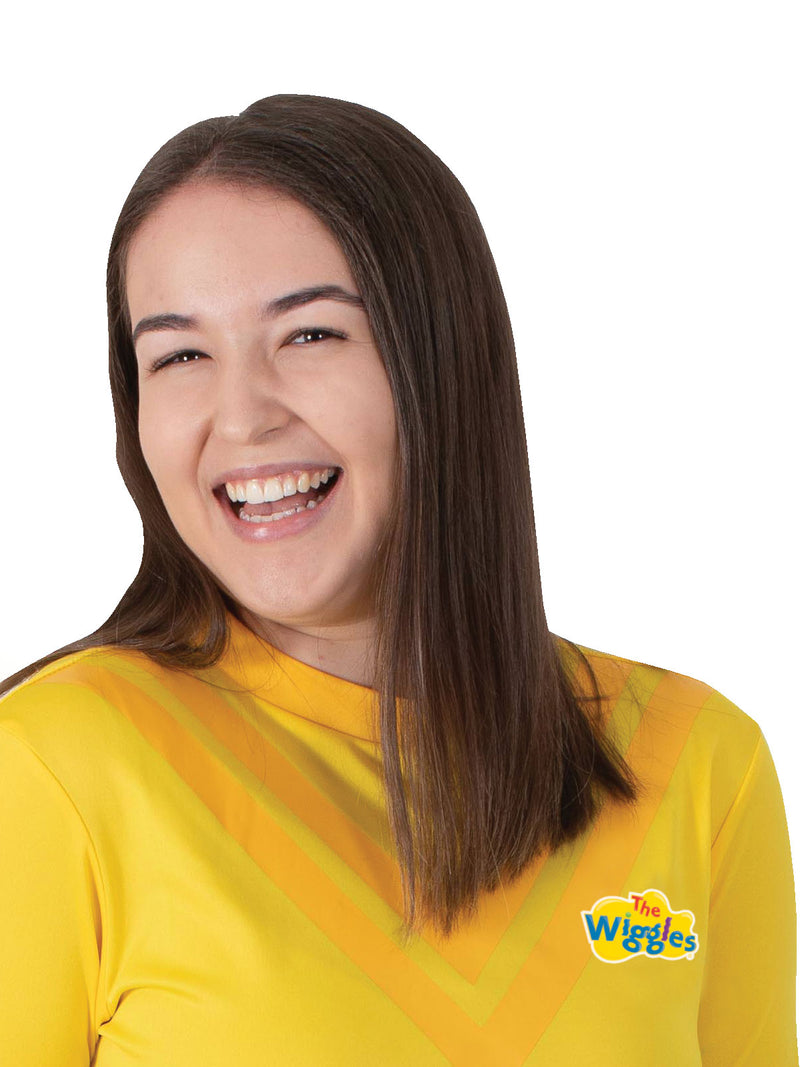 Yellow Wiggle Costume Top Adult