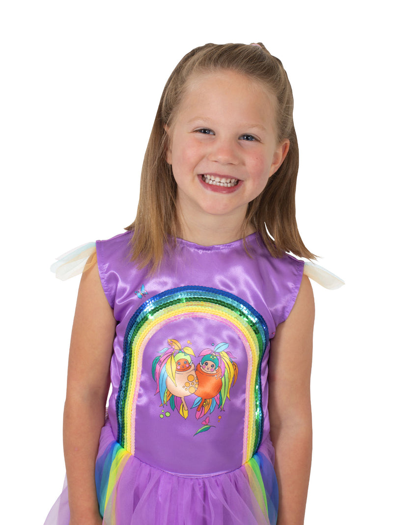 Gumnut Baby Kasey Rainbow Costume- 3-5 Yrs