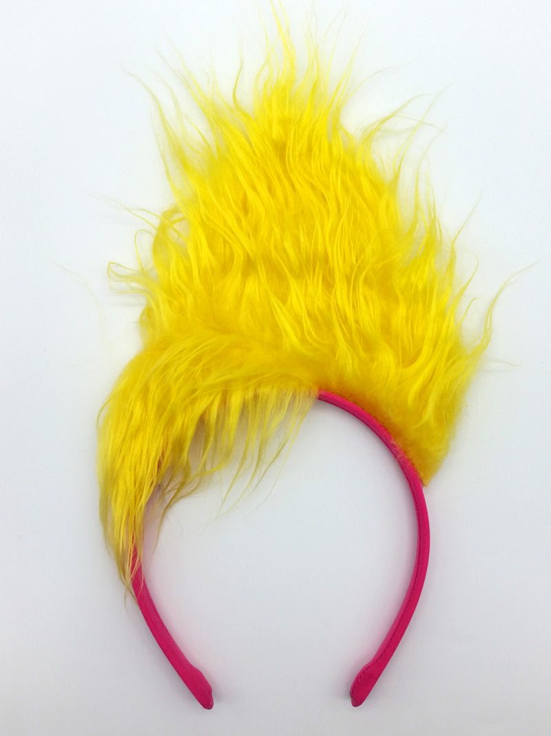 Viva Trolls 3 - Headband With Attached Hair