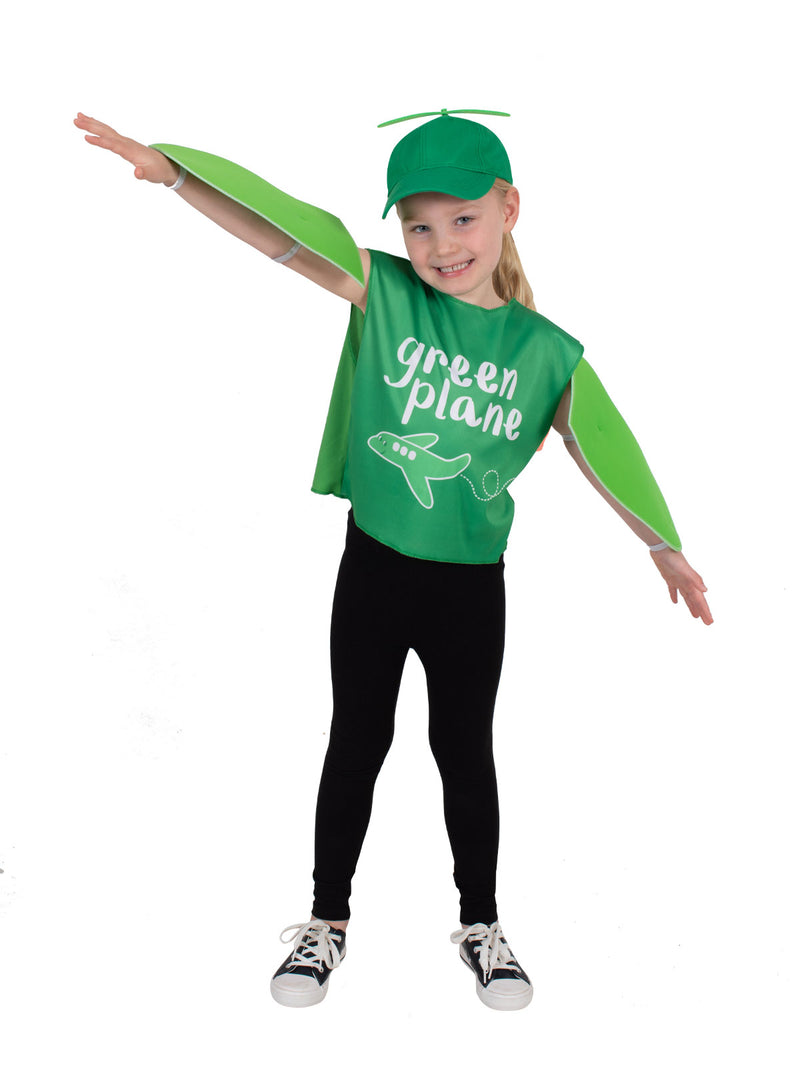 Emma Memma Green Planes Costume Child