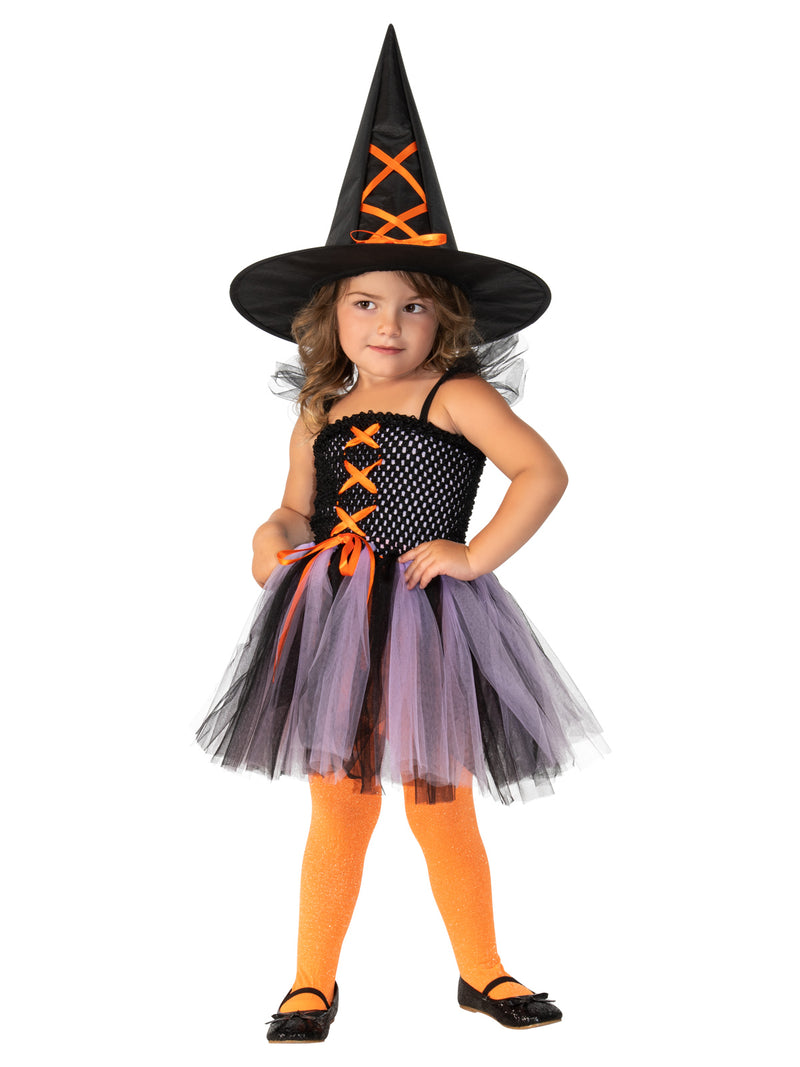 Witch Purple & Orange Costume Child