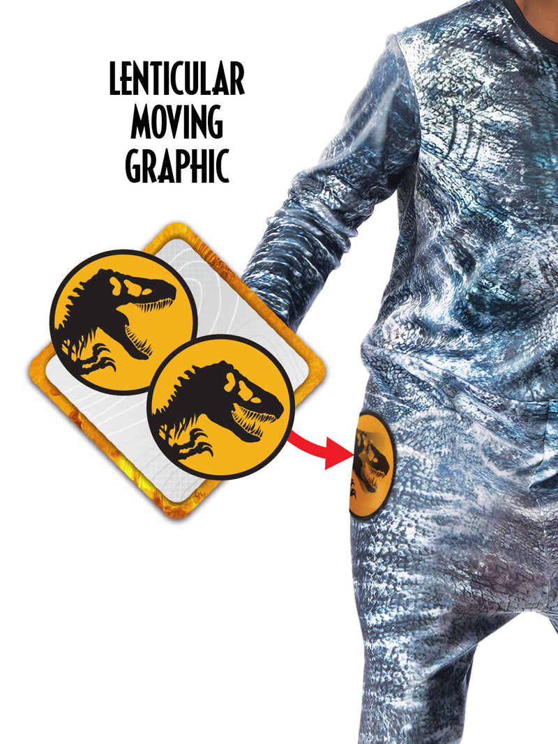 Velociraptor Blue Deluxe Lenticular Child