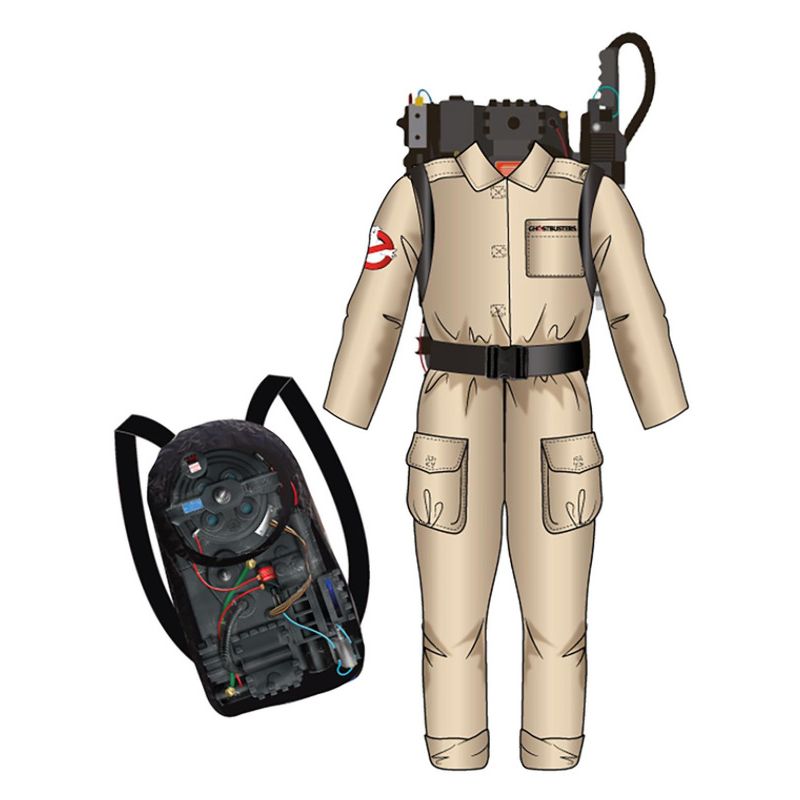 Costumes Australia 80s Ghostbusters Deluxe Costume Licensed Adult Beige_4