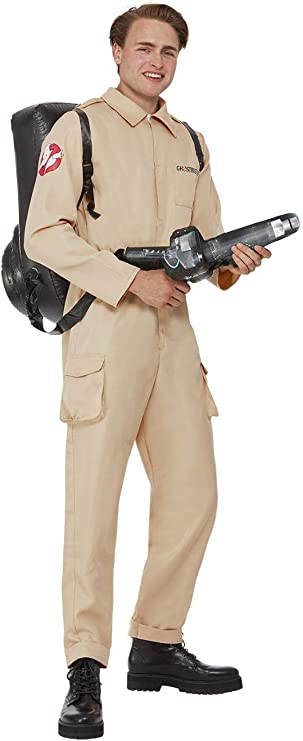 Costumes Australia 80s Ghostbusters Deluxe Costume Licensed Adult Beige_1