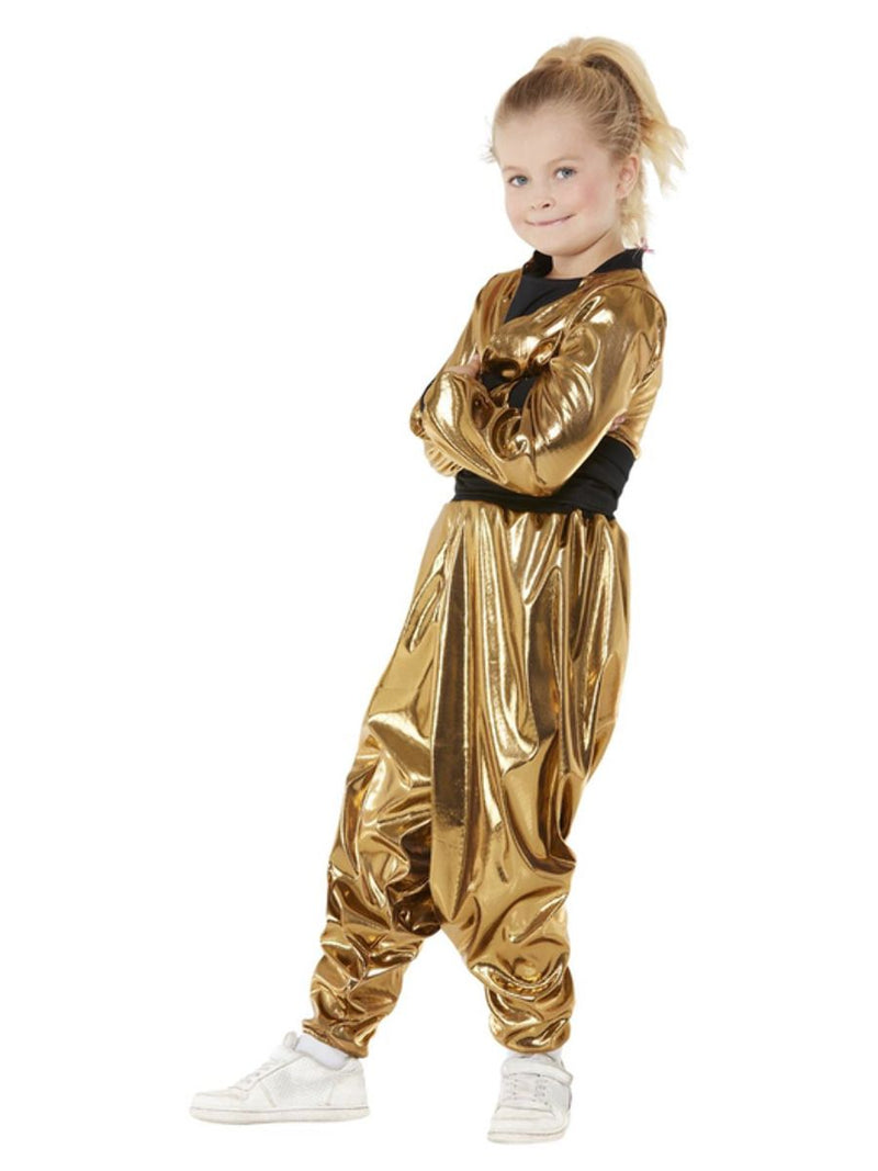 Costumes Australia 80s Hammertime Child Rapper Gold MC Hammer Costume_2