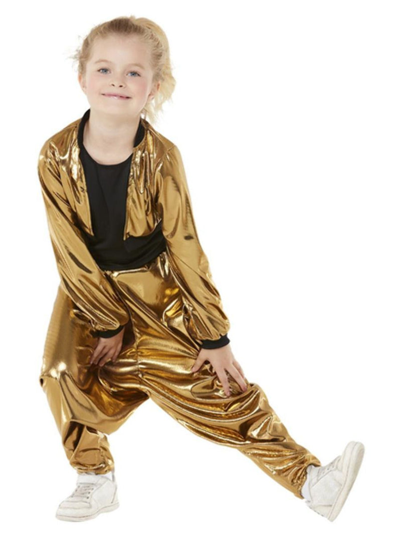 Costumes Australia 80s Hammertime Child Rapper Gold MC Hammer Costume_3