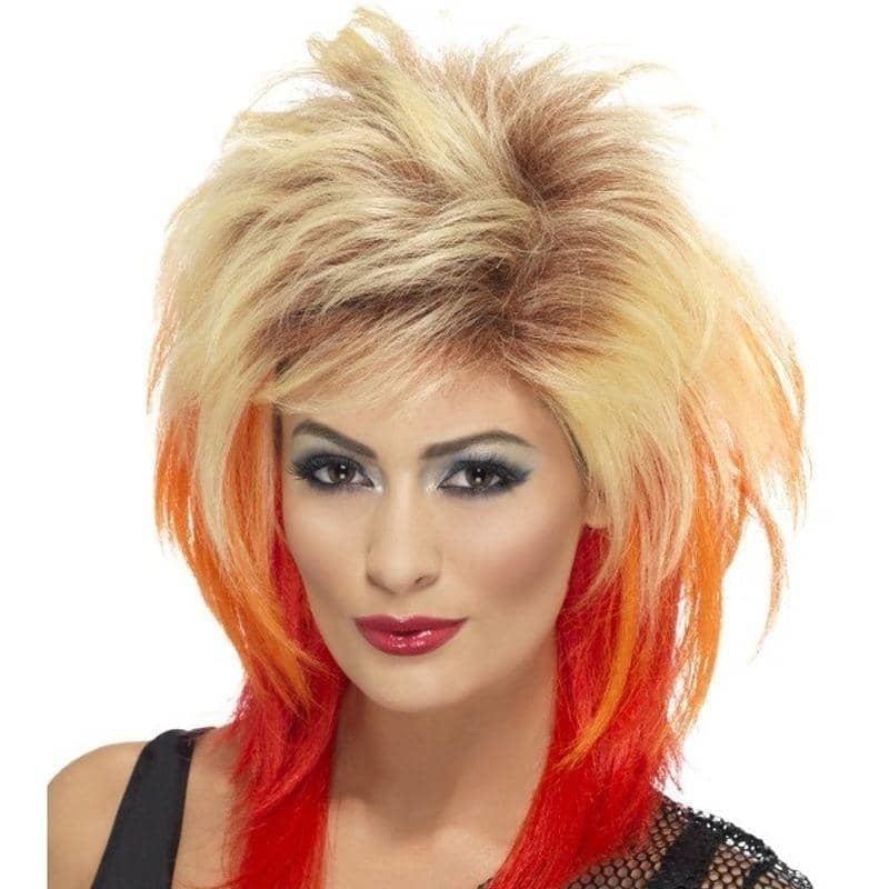 Costumes Australia 80s Mullet Wig Adult Blonde Red_1