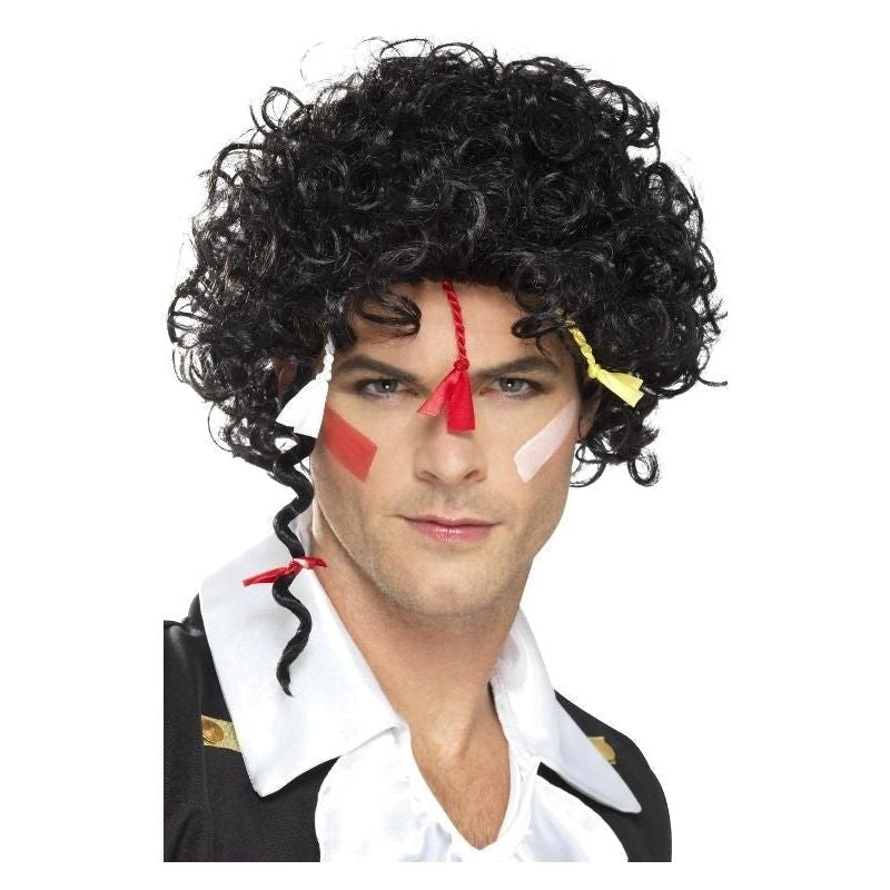 Costumes Australia Size Chart 80s New Romantic Wig Adult Black