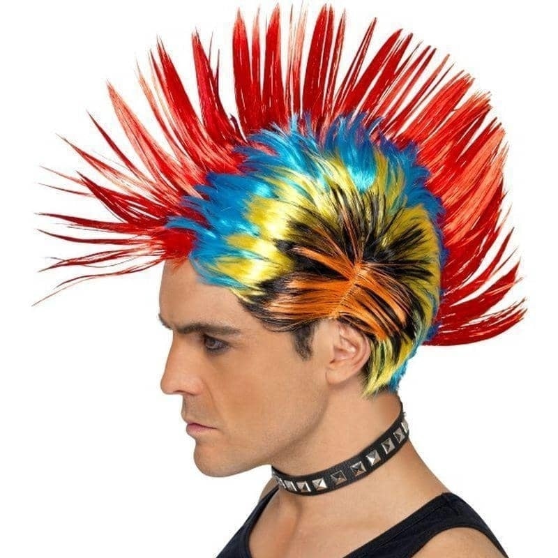 Costumes Australia 80s Street Punk Wig Mohawk Adult_1