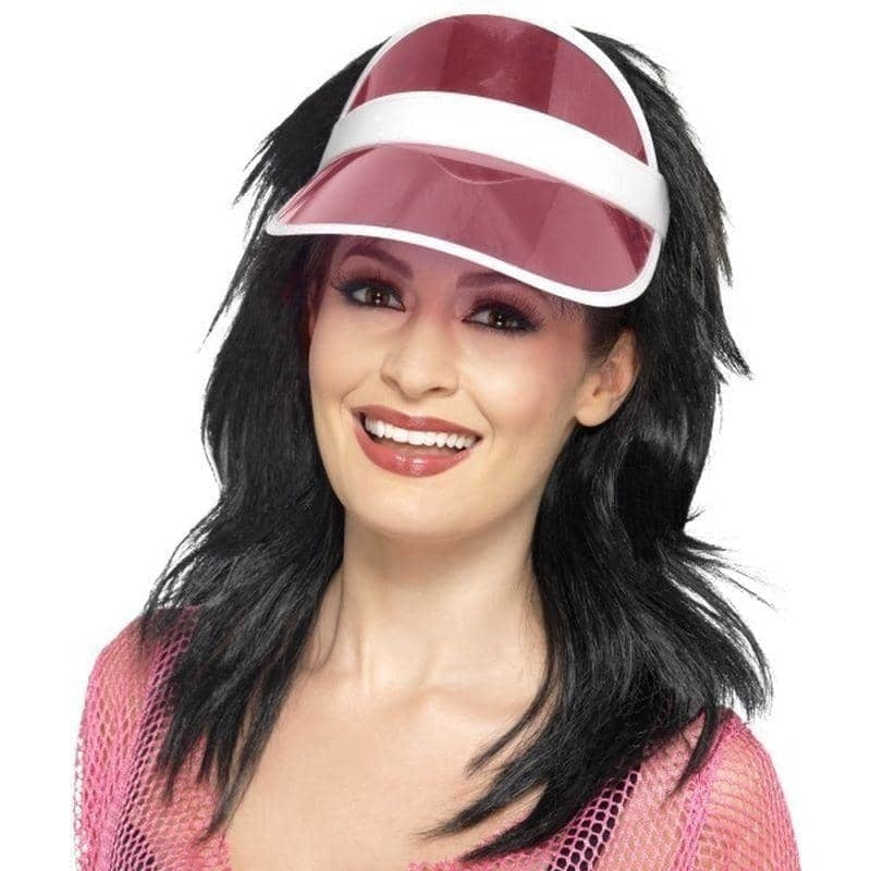 Costumes Australia 80s Sun Visor Adult Pink_1