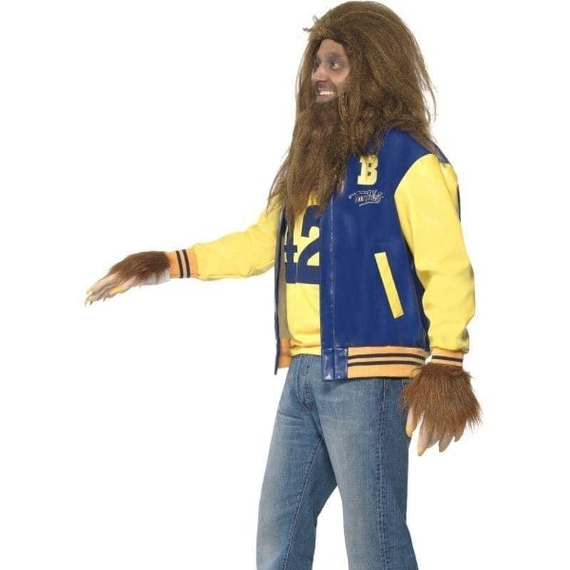 Costumes Australia 80s Teen Wolf Costume Mens Yellow Blue Letterman Jacket_3