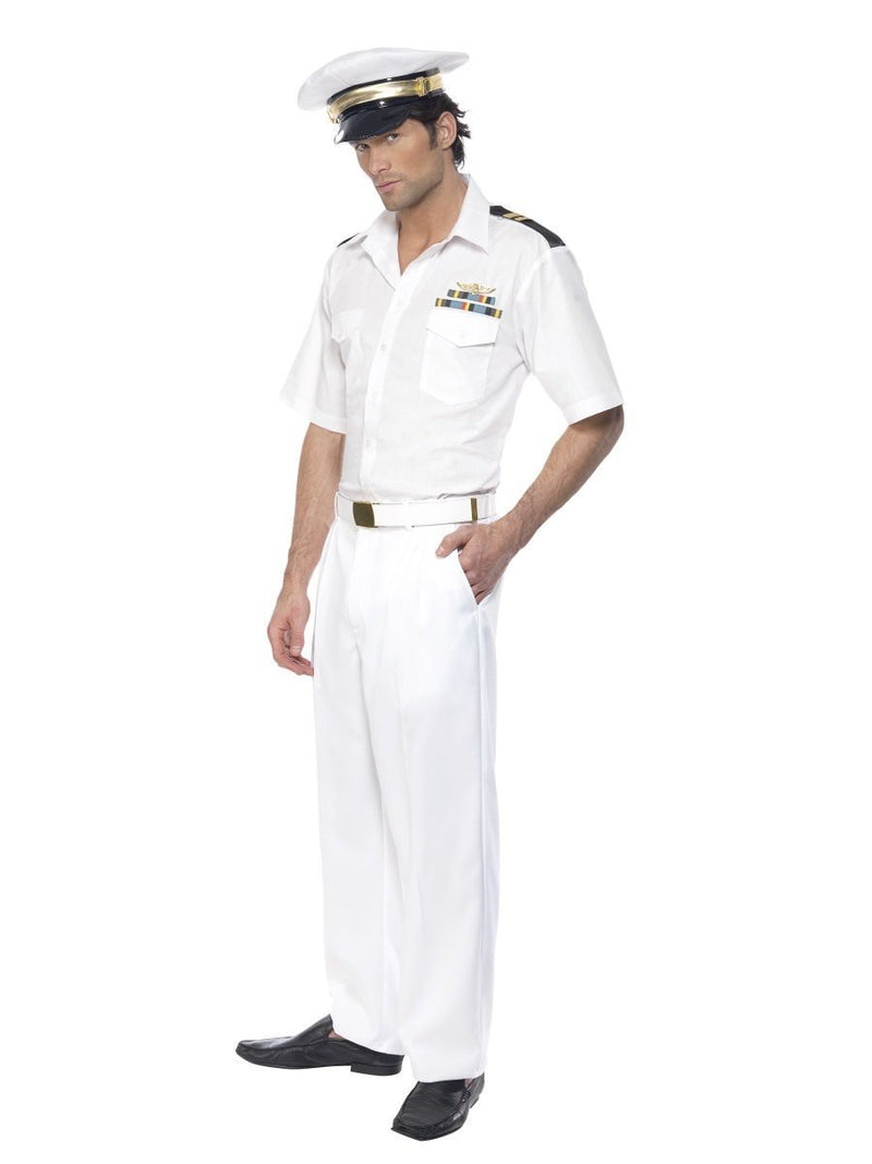 Costumes Australia 80s Top Gun Captain Costume Adult White_2