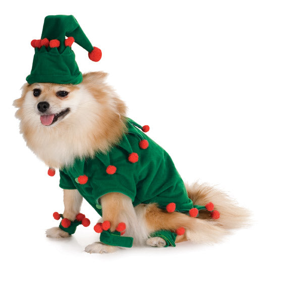 Elf Pet Costume Unisex Green